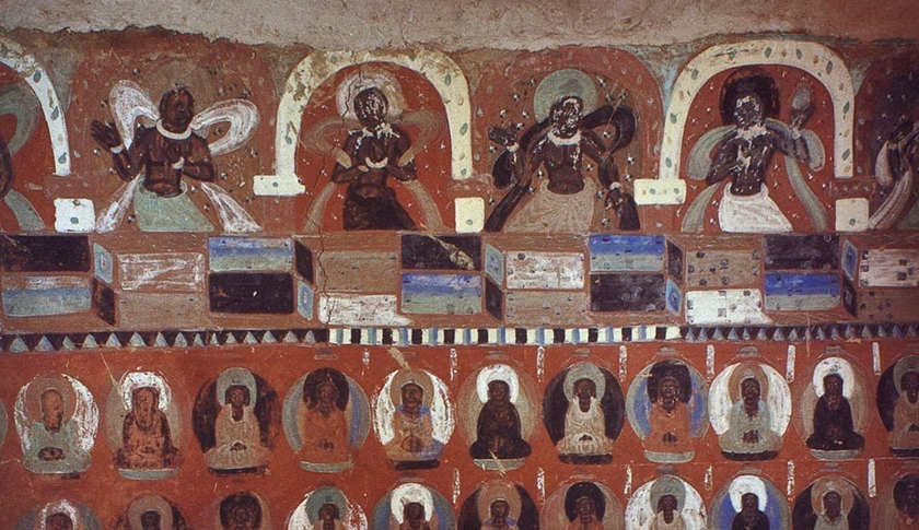 Murale di Grotte Occidentali dei Mille Buddha.jpg