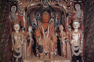 Statue di Grotte Occidentali dei Mille Buddha.jpg