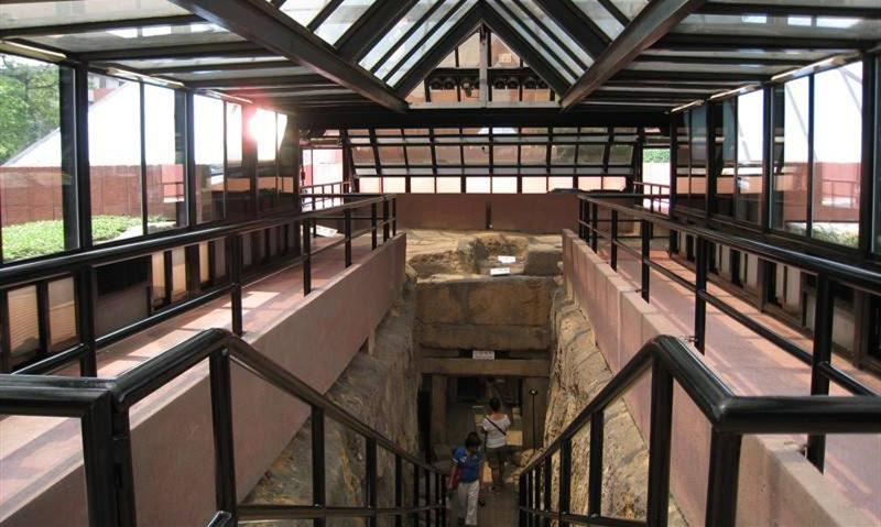 Intero del musel del Mausoleo del Re Zhao Xun