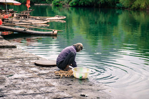 Vita quotidiana lungo il Fiume Yulong