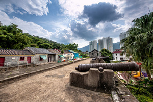Forte di Tung Chung dell'Isola di Lantau