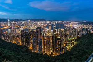 Panorama di Hong Kong