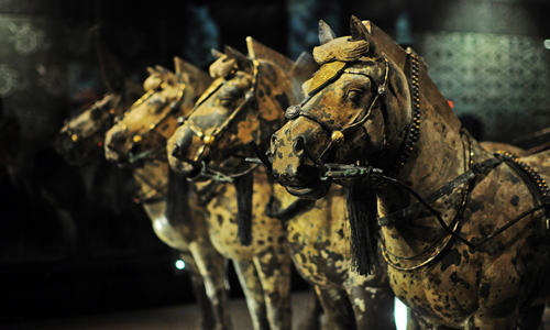 Guerrieri e i Cavalli di Terracotta