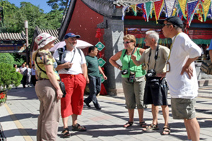 Turisti stranieri in Cina
