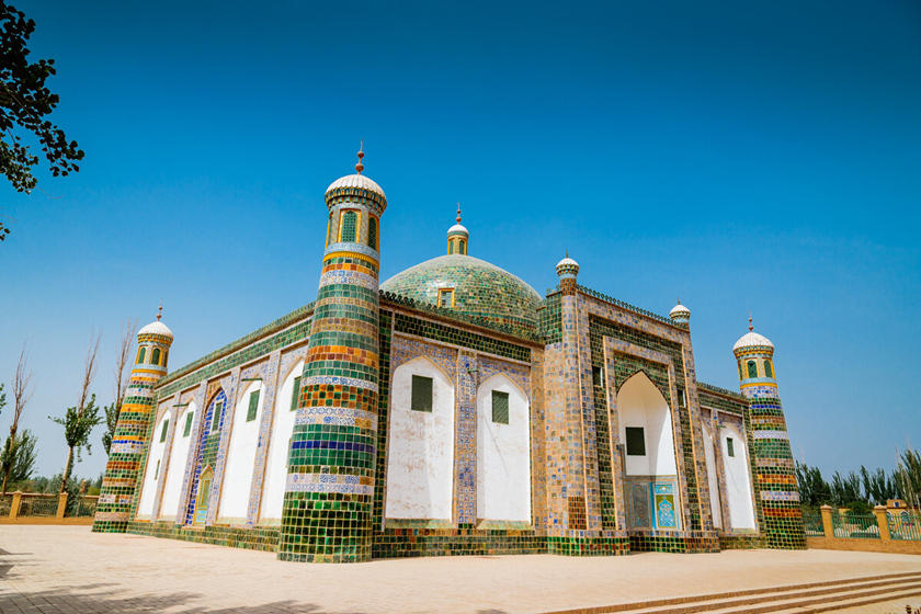 Panorama della Tomba di Abakh Khoja