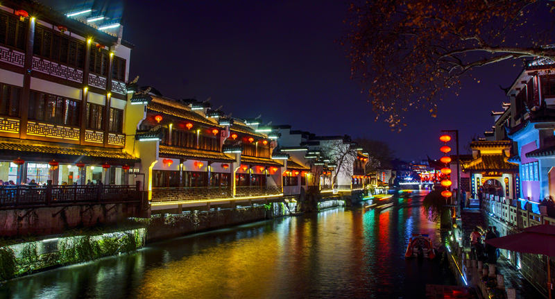 Fiume Qinhuai, è il più grande fiume regionale di Nanchino