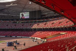 Interno dello Stadio Nazionale di Pechino