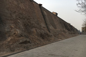 Mura della Città di Pingyao viste da vicino