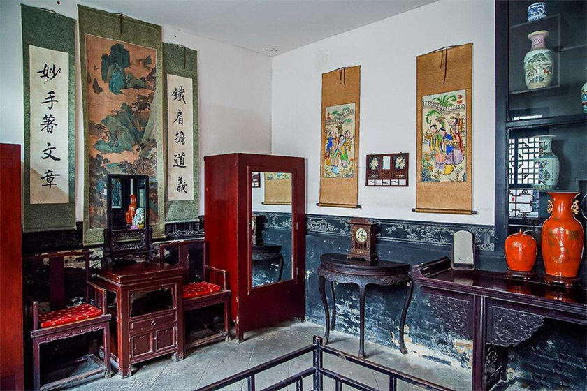 Oggetti delle usanze popolari e commerciali della Residenza della Famiglia Qiao