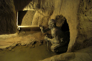 L'interno del Museo del sistema idrico karez