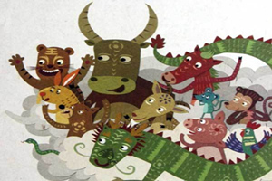 12 animali dello zodiaco cinese scelti dall' imperatore di Giada