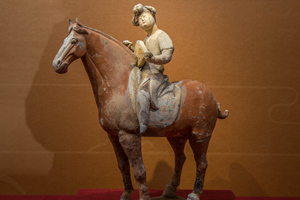 Ceramica Sancai della dinastia Tang nel Museo di Xian